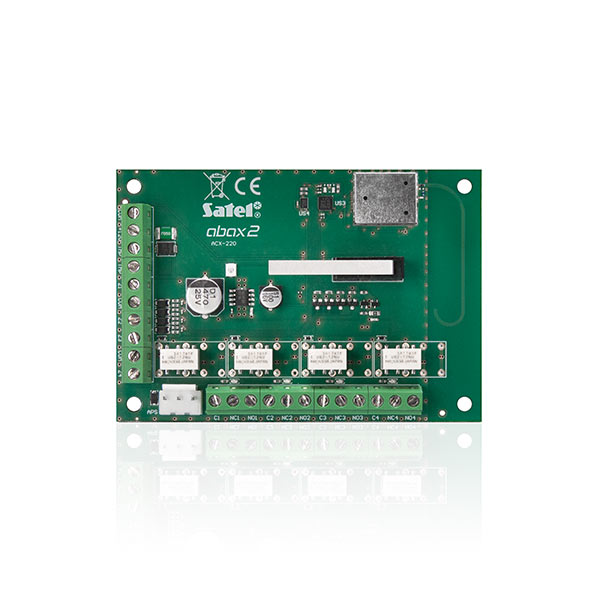 [acx-220] Multi Extender. 4x ingang 4x uitgang potentiaal vrij. t.b.v. ABAX2 / BE WAVE