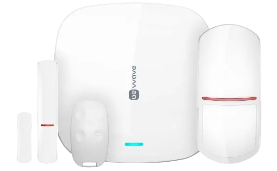 [BEWAVE KIT] BE WAVE Starterkit Hub Plus/Motion/Deur en Remote. 